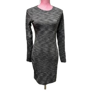 Lululemon &go Where-To Dress Long Sleeve Heathered Black size 4